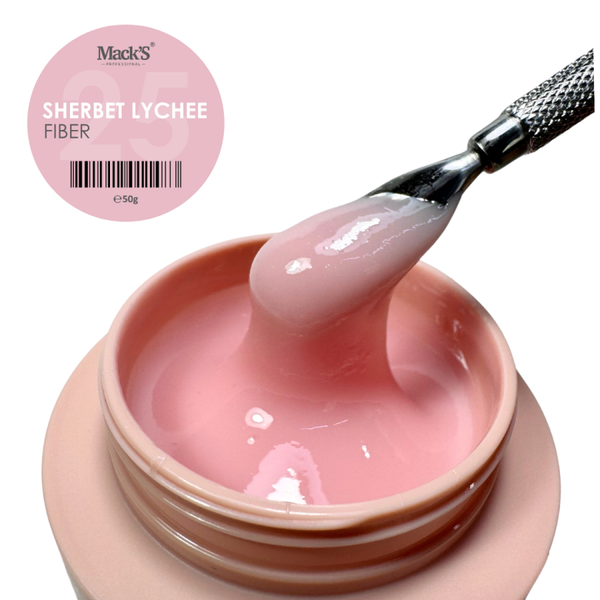 Macks Fiber Sherbet Lychee 25 /50g