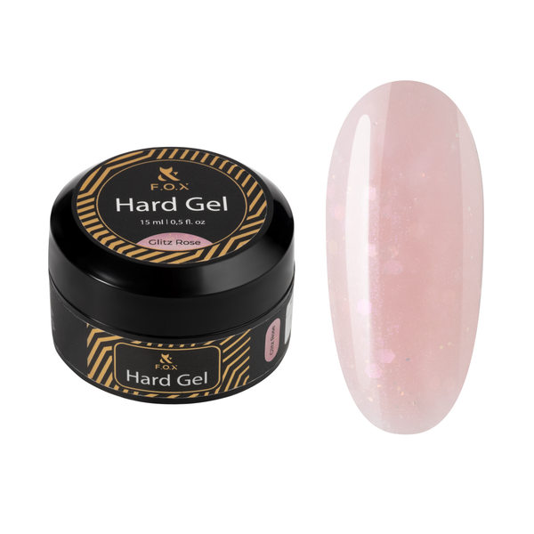 FOX Hard Gel Glitz Rose 15 ml