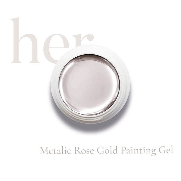 HER Metalic Rose Gold Painting Gel