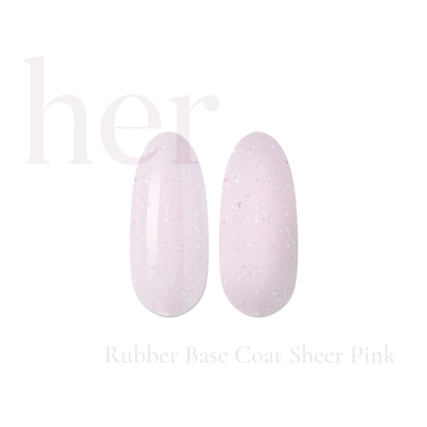 HER Rubber Base Coat Sheer Pink HER 