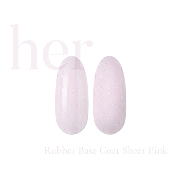 HER Rubber Base Coat Sheer Pink