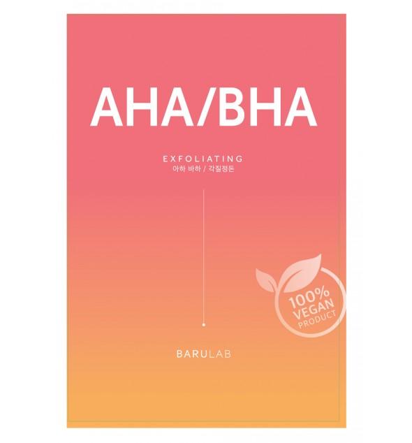 AHA/BHA - Masca Tip Servetel Hidratanta si Exfolianta 23g - Geolenn