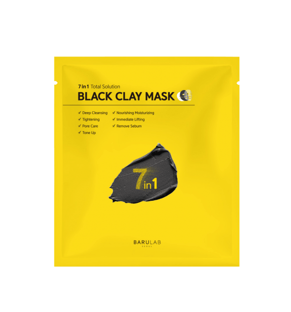 Black Clay 7in1 - Masca Tip Servetel cu Argila 25g - Geolenn