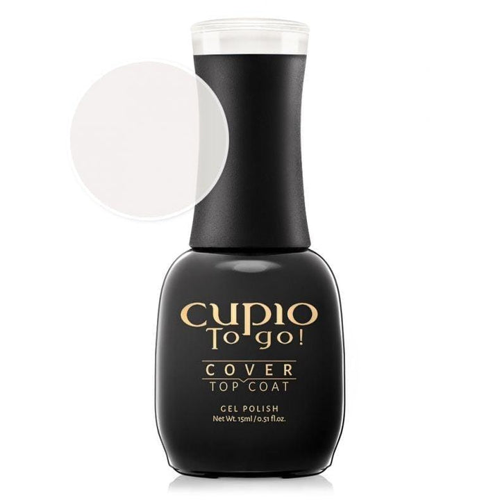 Cupio Cover Top Coat To Go! - Milky 15ml Cupio 