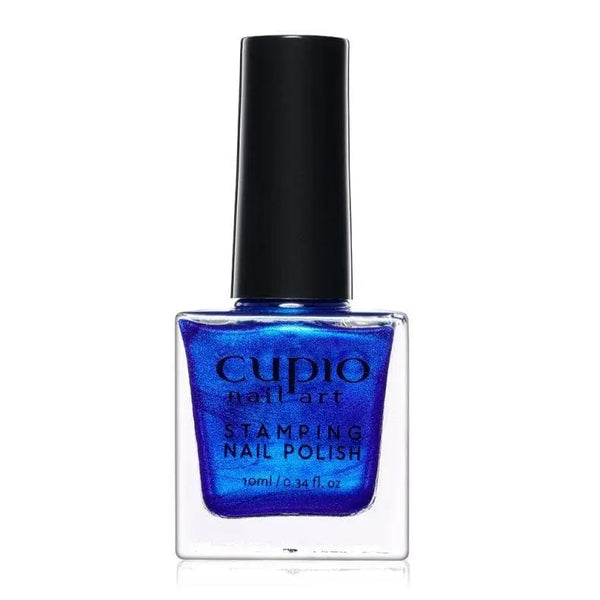 Cupio Oja Pentru Stampila Metallic Royal Blue 10 ml Cupio 