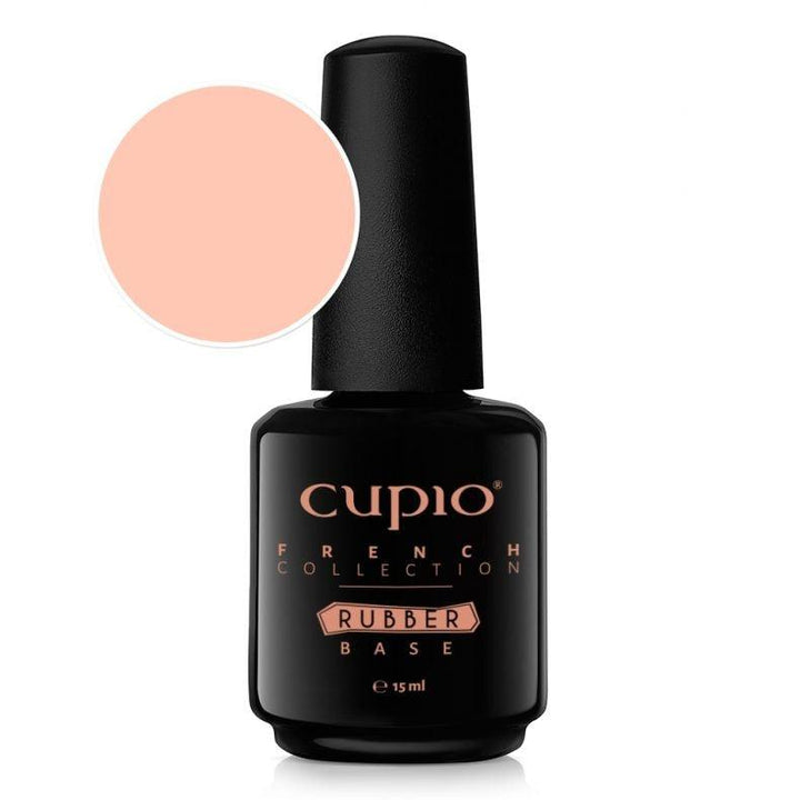 Cupio Rubber Base French Collection - Milky Peach 15 ml
