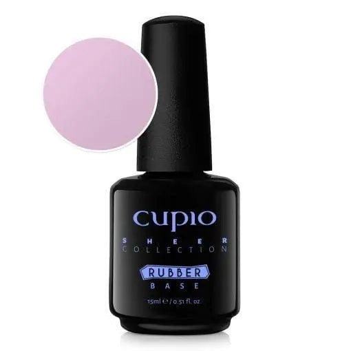 Cupio Rubber Base Sheer Collection - Lilac Veil 15ml Cupio 