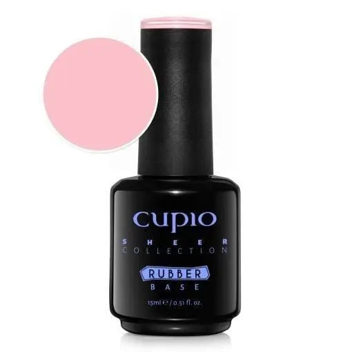 Cupio Rubber Base Sheer Collection - Sweet Almond 15ml Cupio 