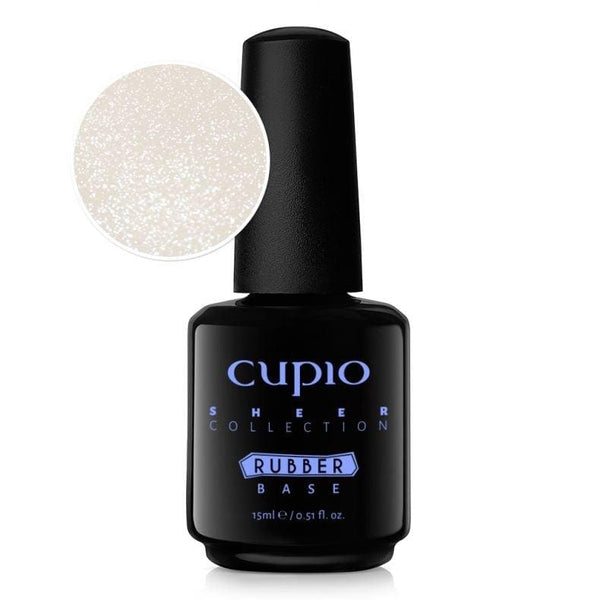 Cupio Rubber Base Sheer Collection - White Lace 15ml Cupio 