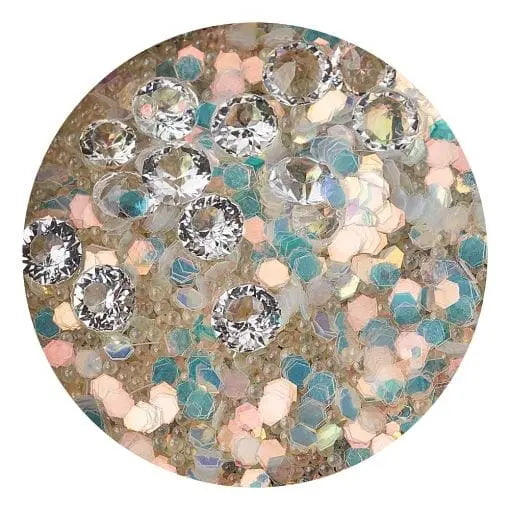 Cupio Decor Unghii Caviar, Cristale Clear si Translucide #4 Cupio 