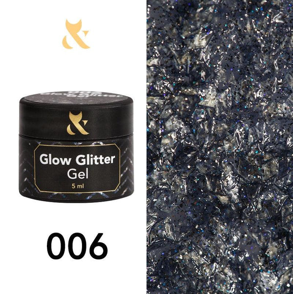 FOX Gel Polish Glow Glitter Gel 006 5ml