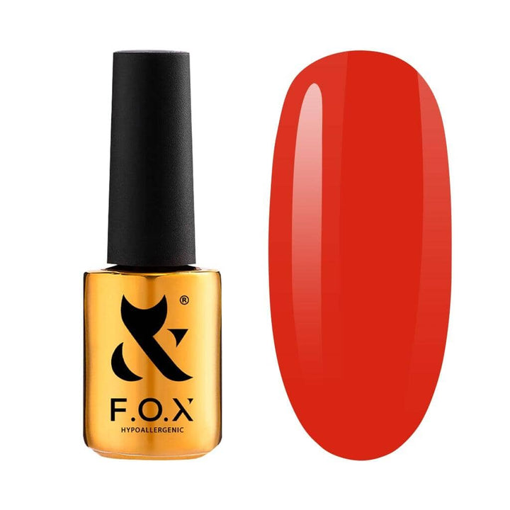 FOX Gel Polish Gold Spectrum 140 Fire Red 7 ml FOX 