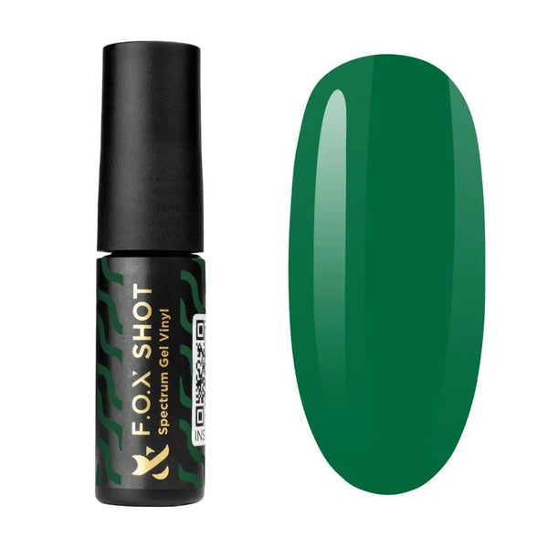 FOX Shot Gel Polish Spectrum Vinyl 136 Deep Green 5 ml FOX 