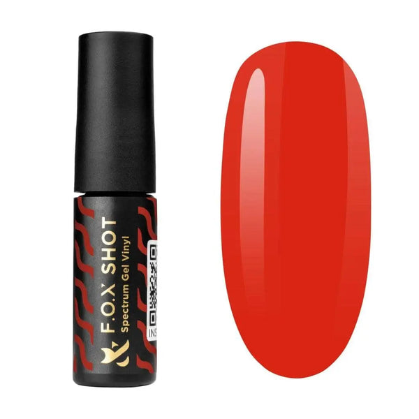 FOX Shot Gel Polish Spectrum Vinyl 140 Fire Red 5 ml FOX 