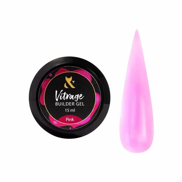 FOX Vitrage Builder Gel Pink 15 ml FOX 
