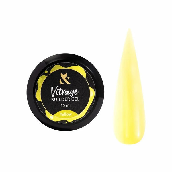 FOX Vitrage Builder Gel Yellow 15 ml FOX 