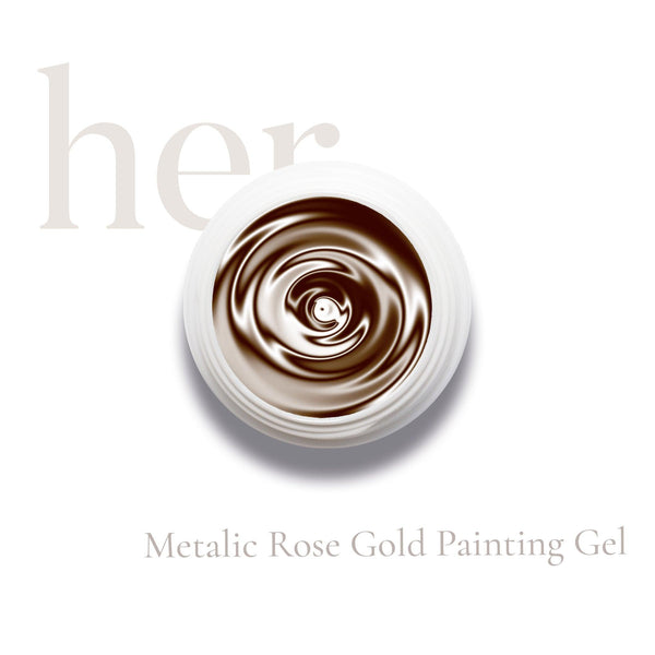 HER Metalic Rose Gold Painting Gel - Geolenn