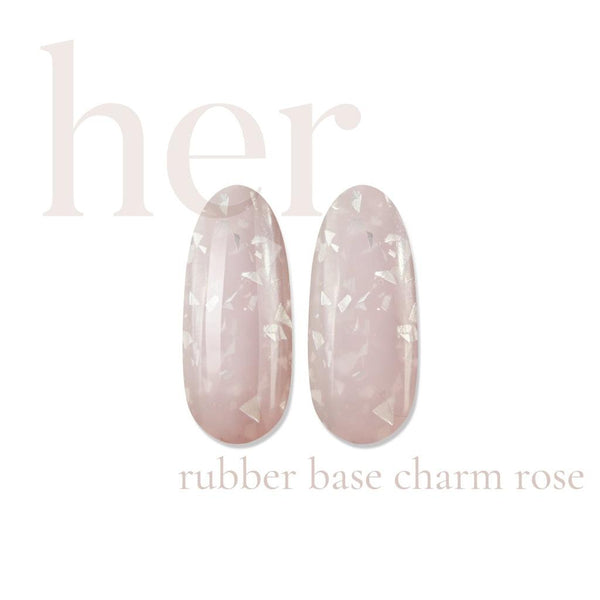 HER Rubber Base Charm Rose