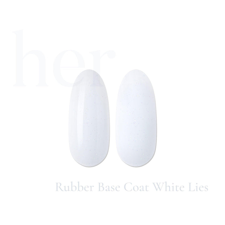 HER Rubber Base Coat White Lies - Geolenn