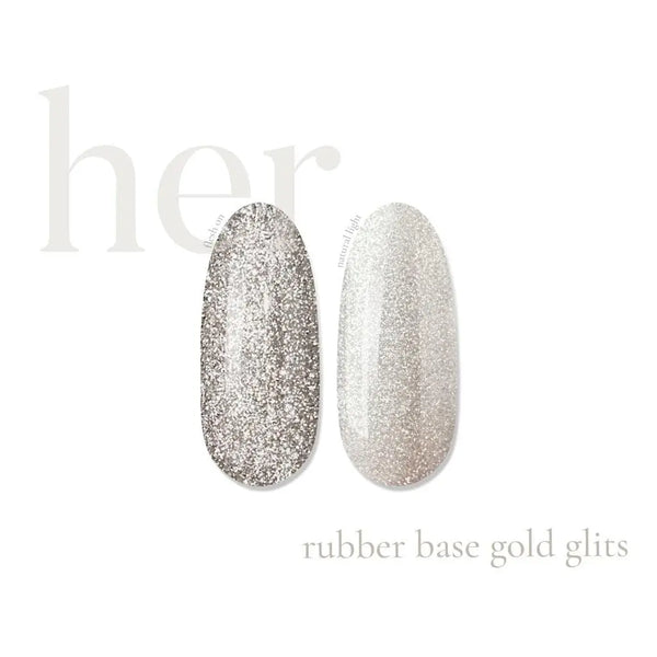 HER Rubber Base Gold Glits HER 