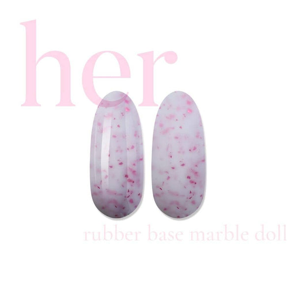 HER Rubber Base Marble Doll HER 