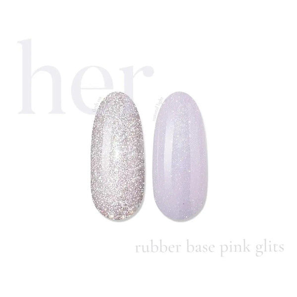HER Rubber Base Pink Glits HER 