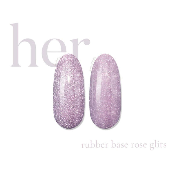 HER Rubber Base Rose Glits