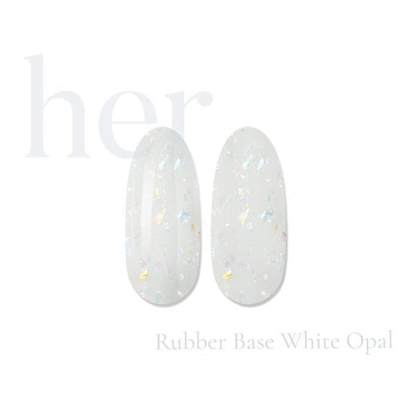 HER Rubber Base White Opal - Geolenn
