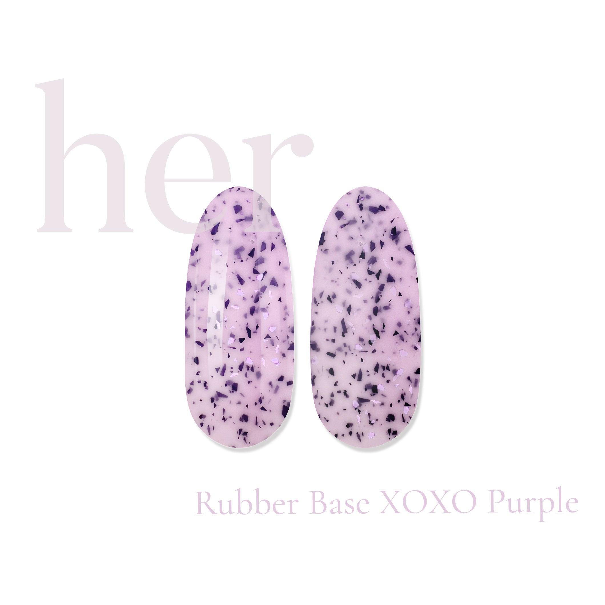 HER Rubber Base XOXO Purple – Geolenn