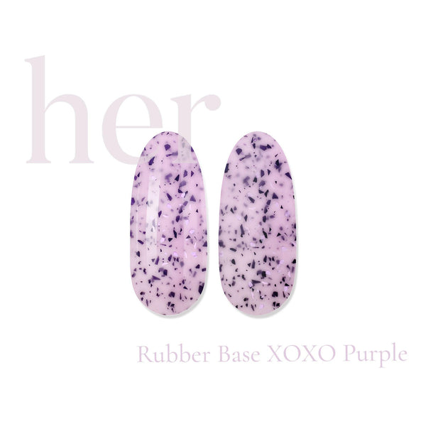 HER Rubber Base XOXO Purple - Geolenn