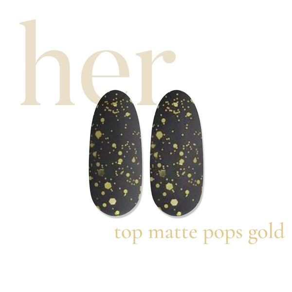 HER Top Matte Pops Gold - Geolenn