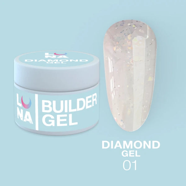 Lunamoon Diamond Gel nr. 1 15ml