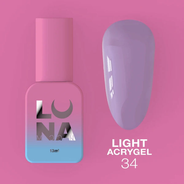 Lunamoon Light Acrygel nr. 34 13ml