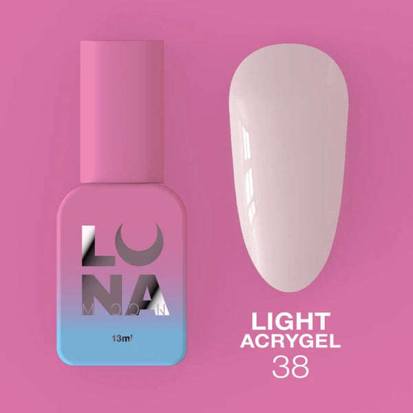 Lunamoon Light Acrygel nr. 38 13ml