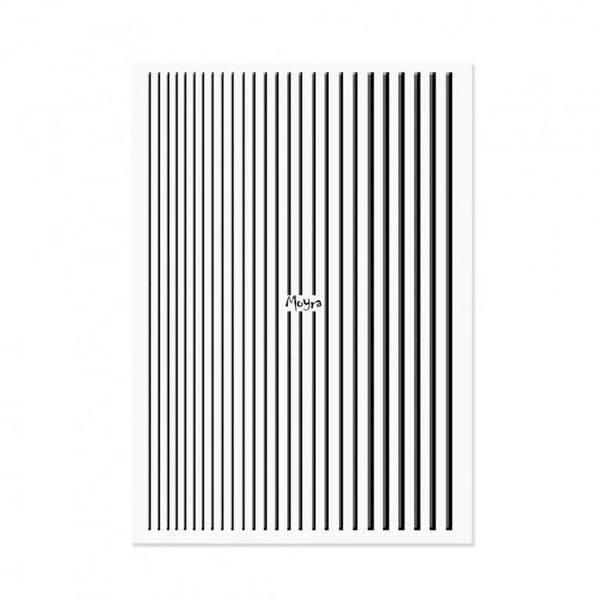 Moyra Benzi Decorative Unghii Black Moyra 