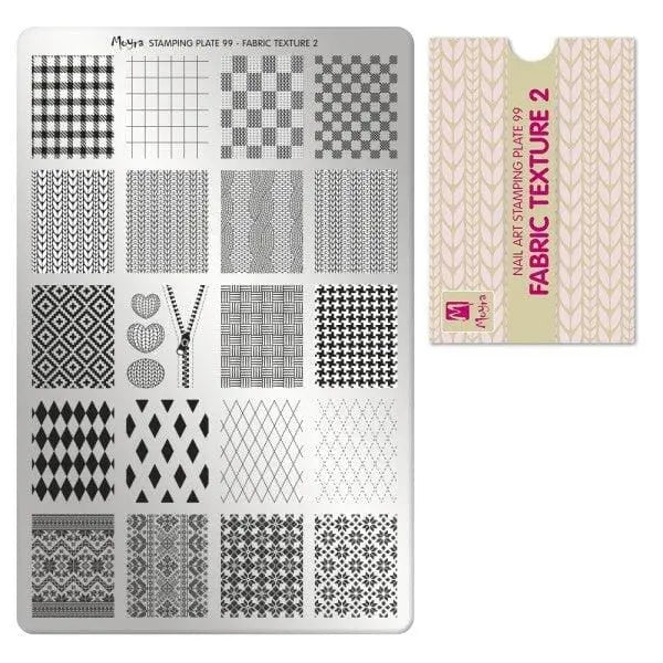 Moyra Matrita Pentru Stampila Nr. 99 Fabric Texture 2 Moyra 