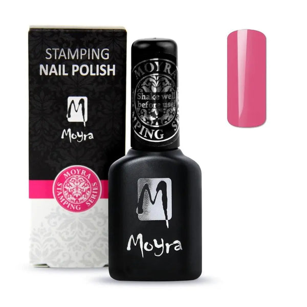 Moyra Oja Pentru Stampila cu Uscare Lenta SPS06 Pink 12 ml Moyra 