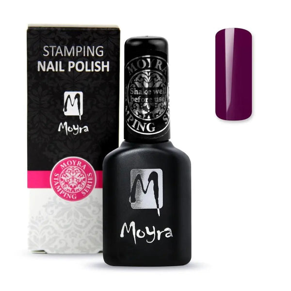 Moyra Oja Pentru Stampila cu Uscare Lenta SPS08 Purple 12 ml Moyra 