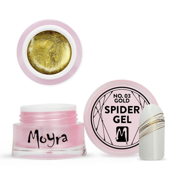 Moyra Spider Gel nr.03 Gold 5 ml