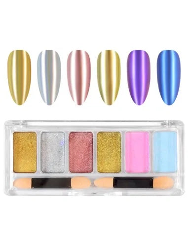 Gelaxyo Pigment Solid Mirror Set 6 Culori PSM6-02