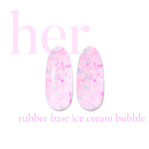 HER Rubber Base Ice Cream Bubble