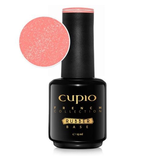 Cupio Rubber Base French Collection - Rose 15 ml Cupio 