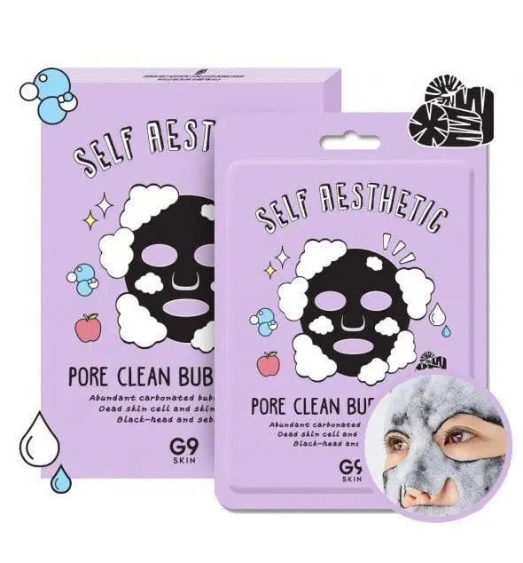 Self Aesthetic Pore Clean Bubble Mask - Masca Tip Servetel 23g Skincare G9 Skin 