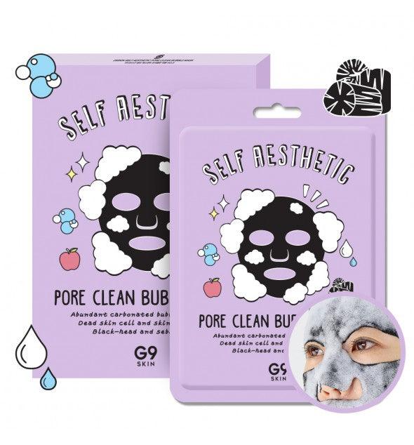 Self Aesthetic Pore Clean Bubble Mask - Masca Tip Servetel 23g - Geolenn
