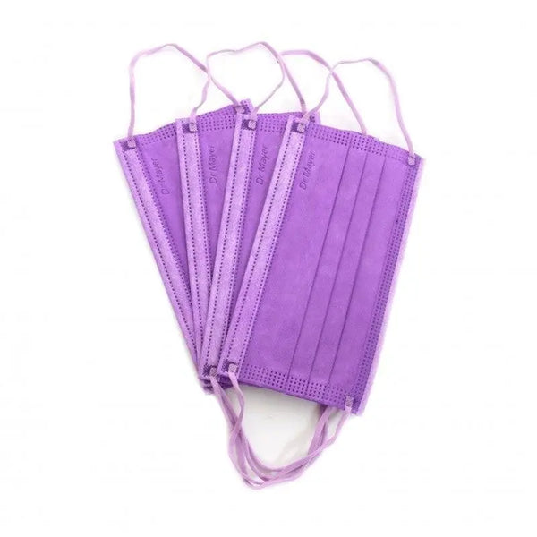 Set 50 buc. Masti Medicale 4 Straturi Full Purple Dr. Mayer Dr. Mayer 