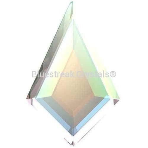 Set 6 Cristale Serinity Crystal AB 6.4x4.2mm - Geolenn
