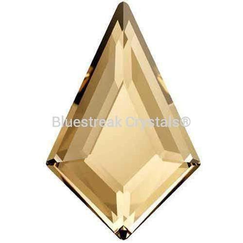 Set 6 Cristale Serinity Crystal Golden Shadow 6.4x4.2mm - Geolenn