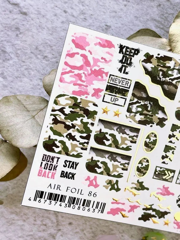 Sticker Air Foil 86 Ibdi Nails 