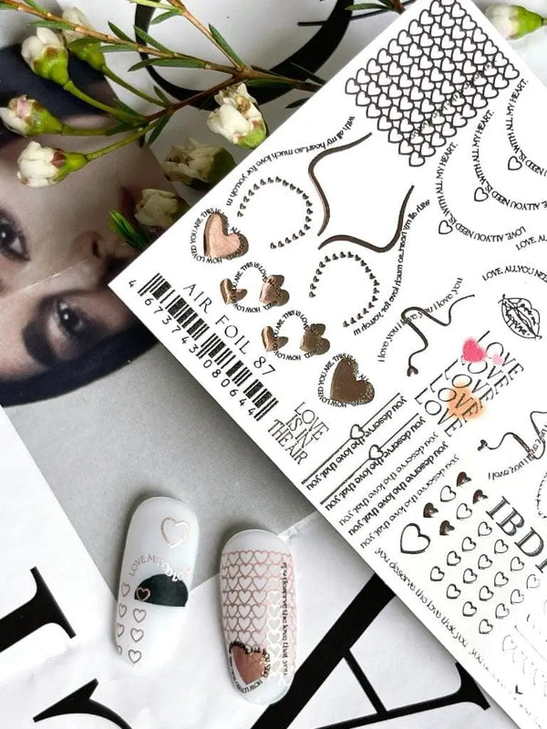 Sticker Air Foil 87 Ibdi Nails 