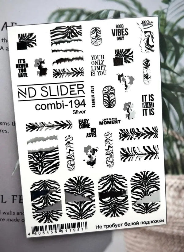 Sticker C-194 Silver ND Slider 